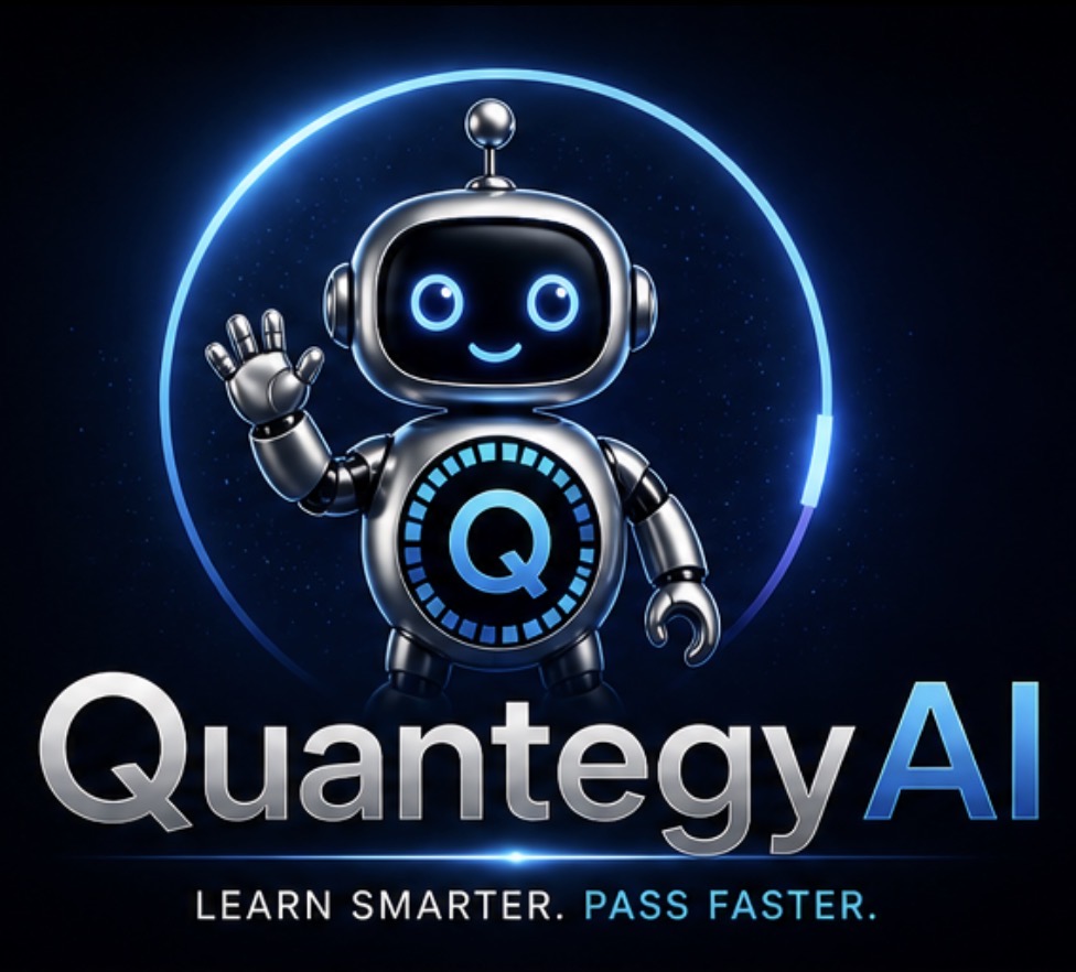 QuantegyAI — Learn smarter. Pass faster.